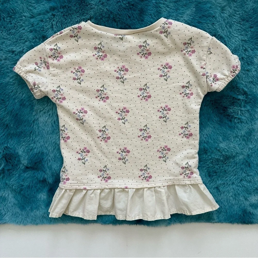 Carter’s Toddler Girl Peplum Floral Top Size 4T